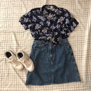 Vintage Eddie Bauer Denim Skirt